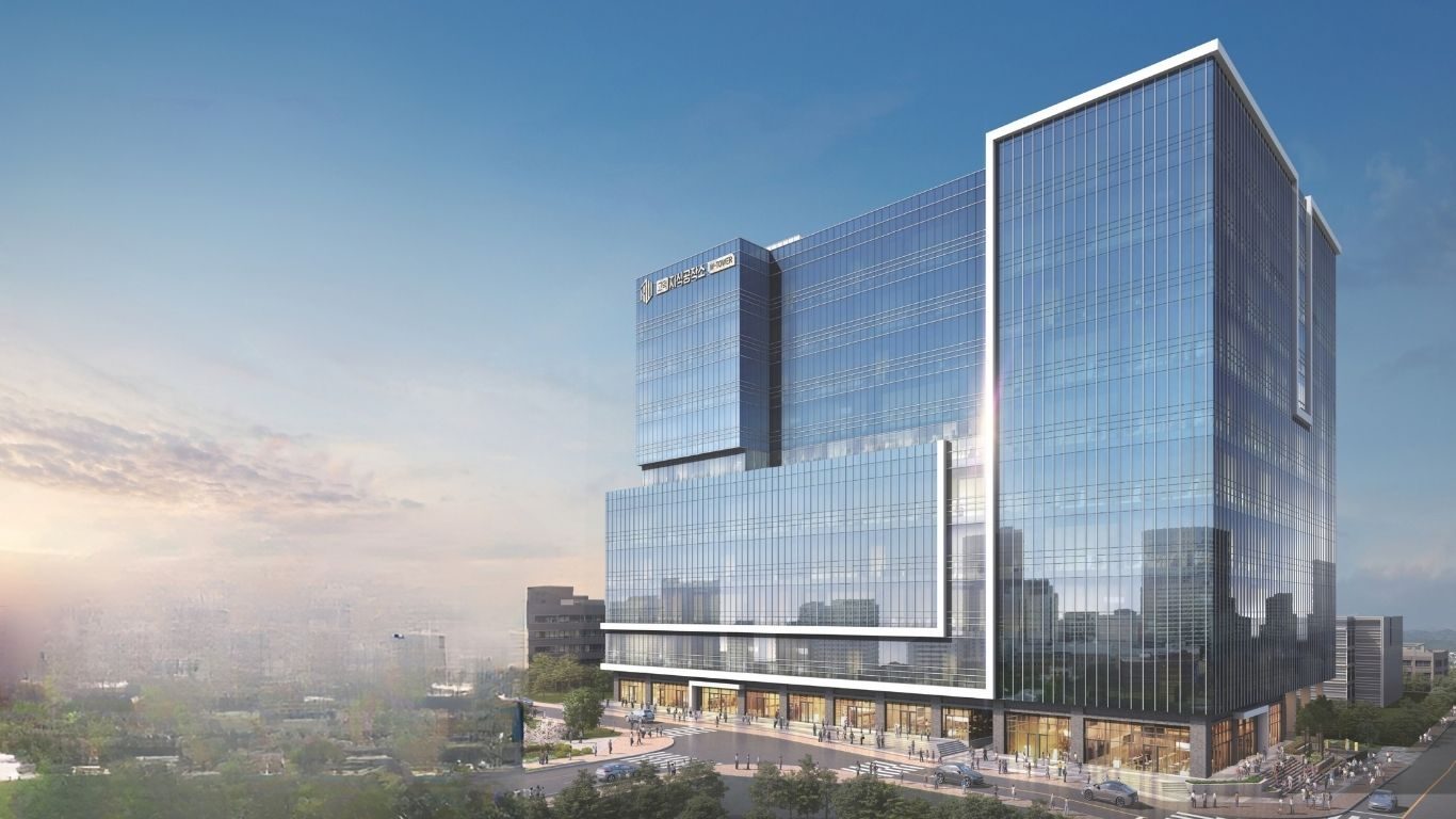 고덕 지식공작소 W-TOWER 조감도